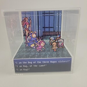 ファイナルファンタジー4 レトロビデオゲーム ジオラマキューブ