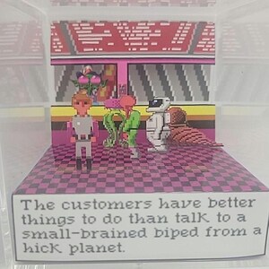 Space Quest 3: The Pirates of Pestulon Retro Video Game Diorama Display Cube