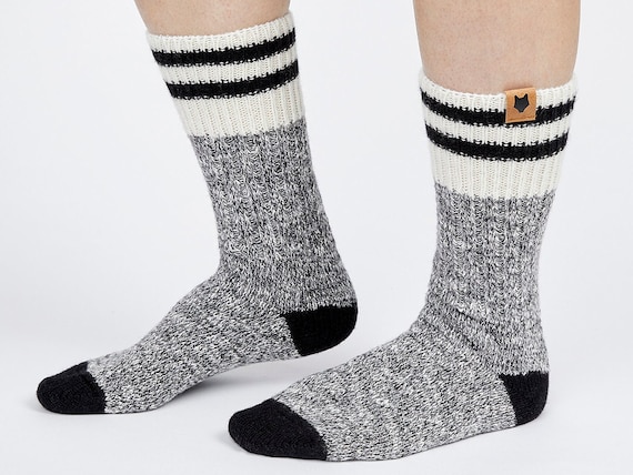 Gray Wool Sock / Sheep & Merino 40% // Unisex
