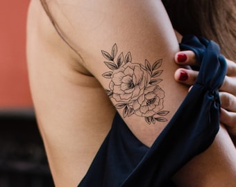 flower tattoo hipster