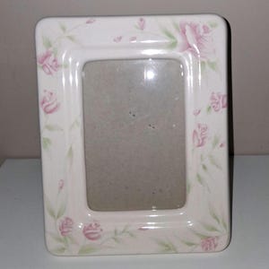 Vintage Ceramic Picture Frame - Etsy