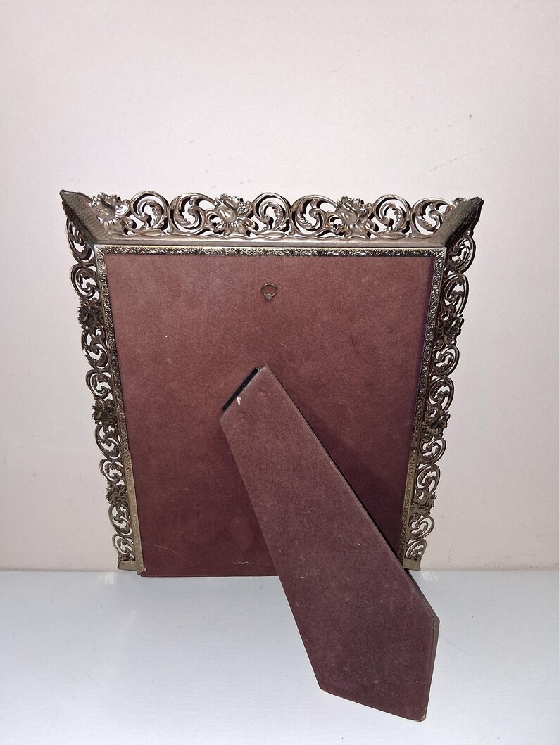 Vintage Ornate Gold Tone Metal Picture Frame 8x10 Baroque Rococo Style ...