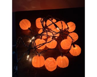 Vintage Halloween Jack O Lantern pompoen lichtslinger set 15 lichthoezen Getest