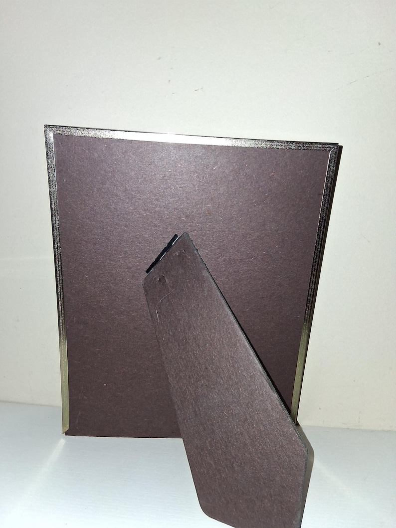 Vintage Intercraft Gold Tone 8x10 Photo Frame Ornate Metal Border Easel ...