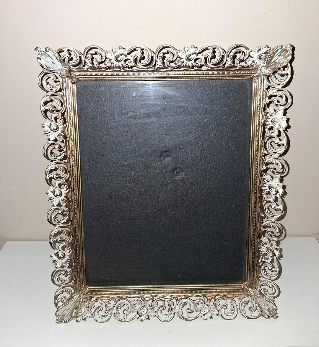 Vintage Ornate Gold Tone Metal Picture Frame 8x10 Baroque Rococo Style ...