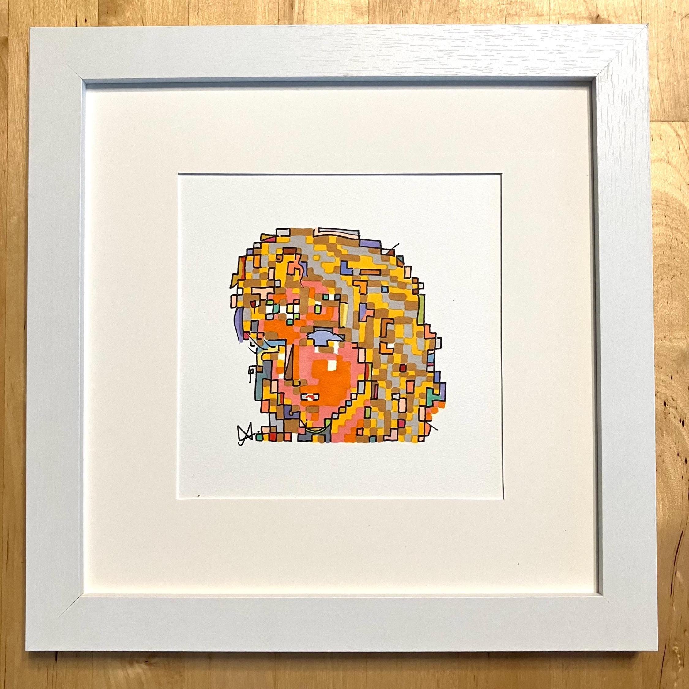 Mona lisa pixel art - Etsy 日本