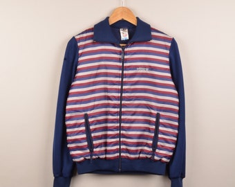 Adidas Vintage Track Jacket Size S | 80s vintage adidas Track Top, adidas full zip sportswear, adidas track jacket, adidas clothing