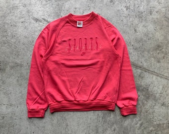 90s Nike Pink Sweatshirt Size XS | Unisex Vintage Nike Sweater, Nike vintage, oversized 80s sportswear sweatshirt, 90s windbreaker sweater