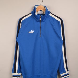 vintage puma blue track jacket, puma windbreaker, vtg puma , puma colorful track jacket,vintage unisex,vintage track jacket, vintage sweater