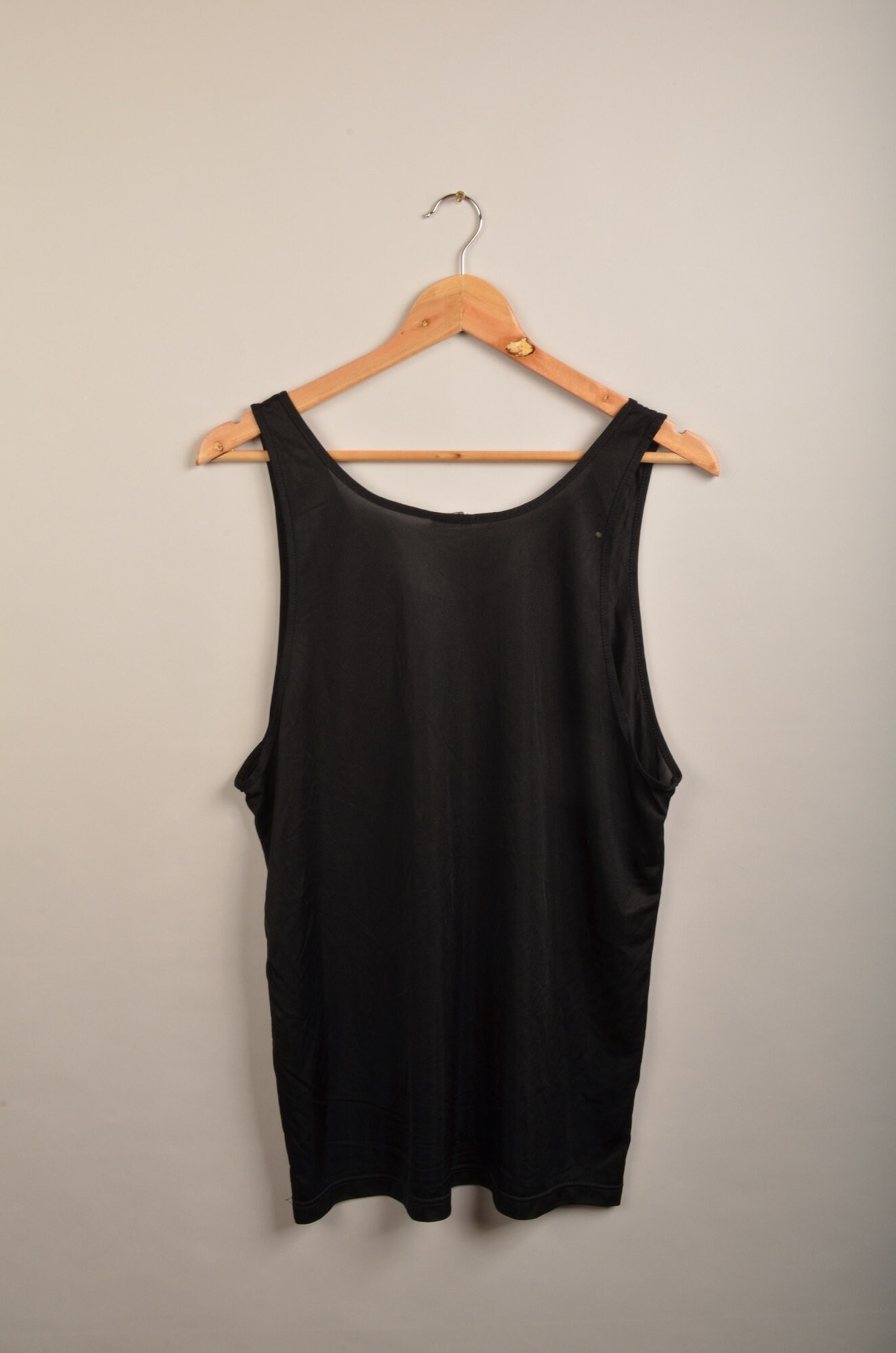 Vintage White Black Adidas Mesh Tank Top, Vintage Sports Top