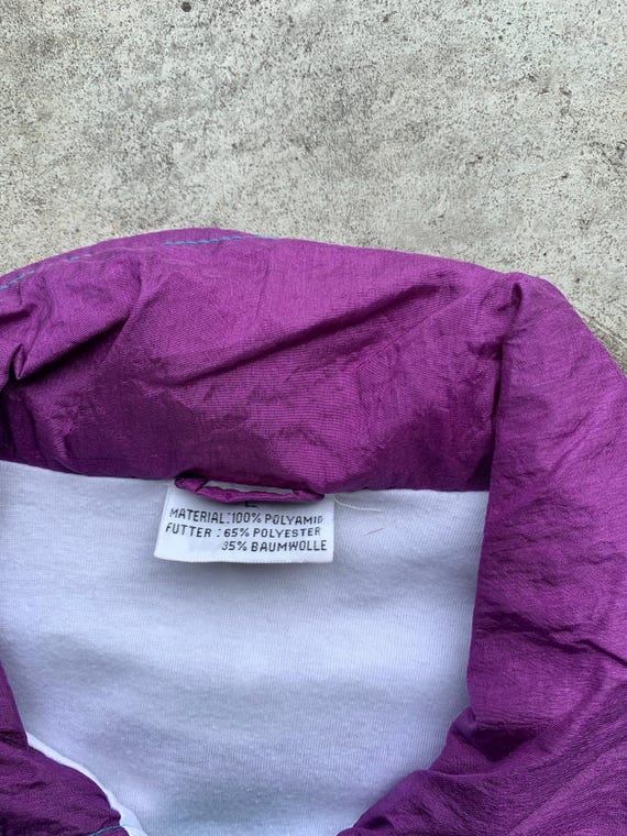 Vintage Purple, White & Blue Track Jacket Size L | Vintage Vintage Purple, White & Blue Track Jacket Size L | Vintage