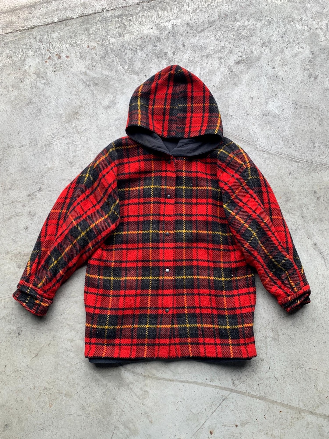 Women Autumn Vintage Plaid Hooded 100 Cotton Shirt main image 0