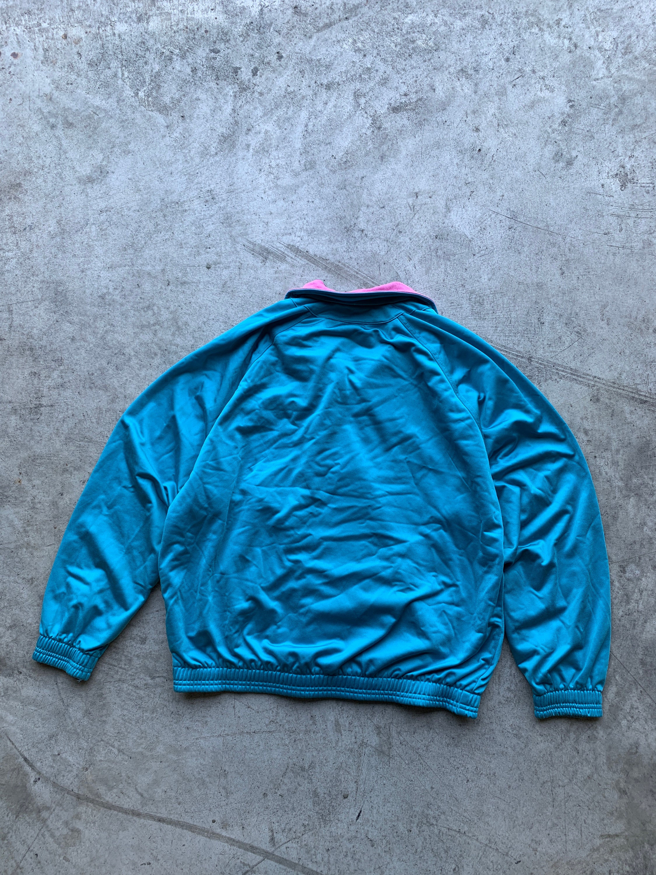 Diadora ビンテージ ブルー トラック ジャケット |ディアドラ ウィンド 