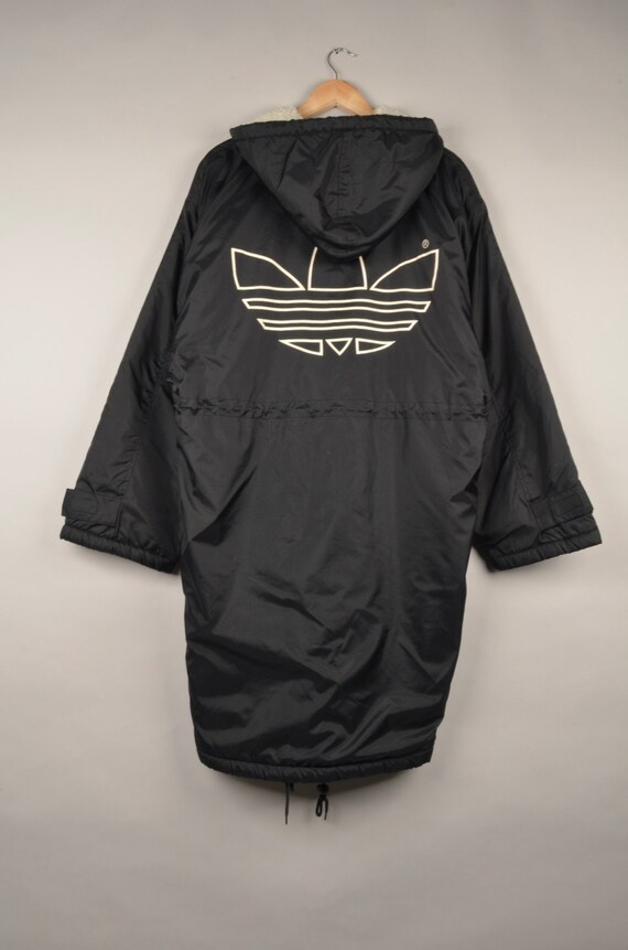 vintage adidas parka jacket, spell out adidas, adi