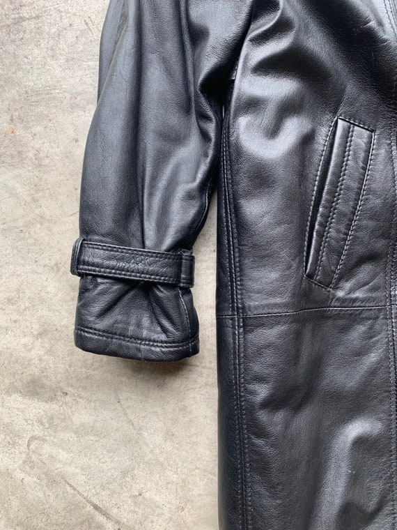 Vintage Vera Pelle Long Leather Trench Coat Vtg 90s Jacket, Black Leather Trench Coat, ,gold Belted Leather Coat,oversized Leather Jacket - Etsy Vintage Vera Pelle Long Leather Trench Coat Vtg 90s Jacket, Black Leather Trench Coat, ,gold Belted Leather Coat,oversized Leather Jacket - Etsy