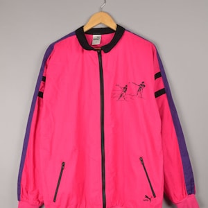 vintage puma, vintage windbreaker, puma windbreaker, puma vintage, puma track jacket, vintage track jacket, women&#39;s jacket