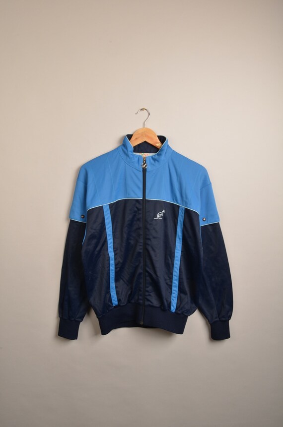 Vintage Blue Kangol Track Jacket, Vintage kangol, Kangol Windbreaker, Kangol sportwear, Kangol Track Jacket, Unisex Jackets, Street Wear