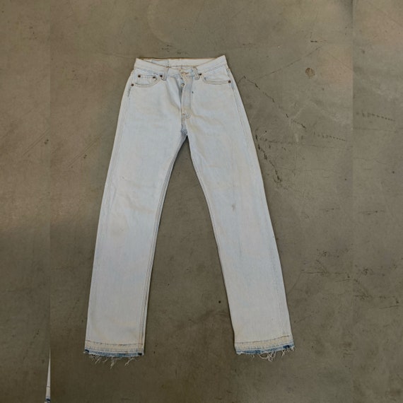 Vintage Levi's 501 Light Blue Jeans Size: W30 L32 High - Etsy