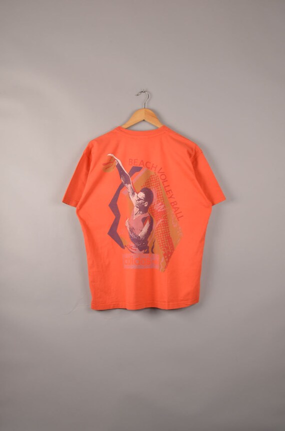 salmon adidas t shirt