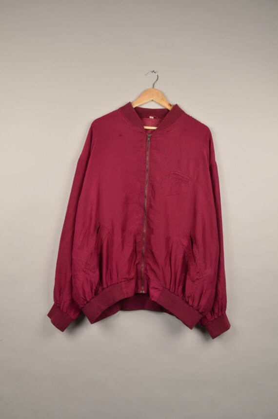 vintage silk bomber jacket, bomber jacket, silk ba