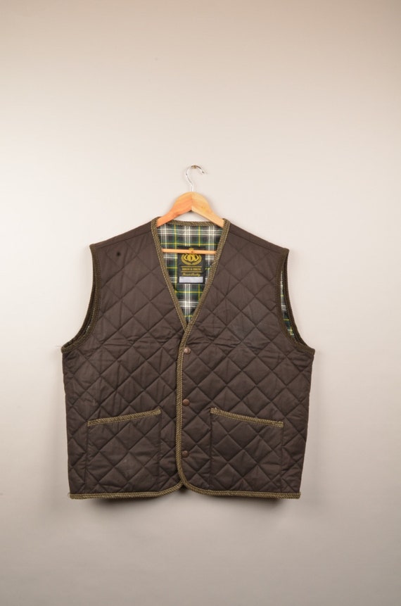 Vintage waxed gilet jacket Gem