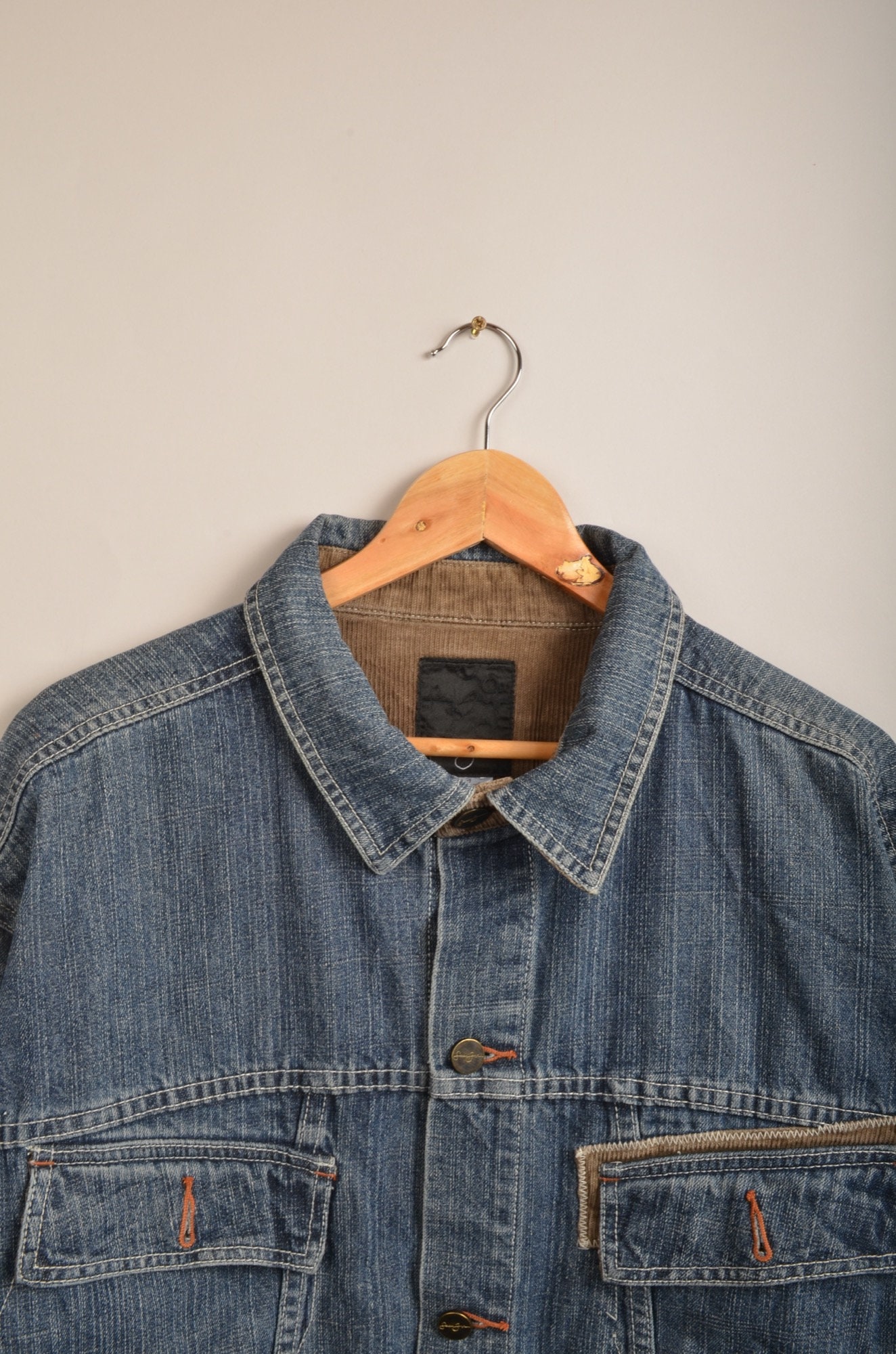ジャケット・アウター 90s Sean John Black Denim Jacket s-l400.jpg