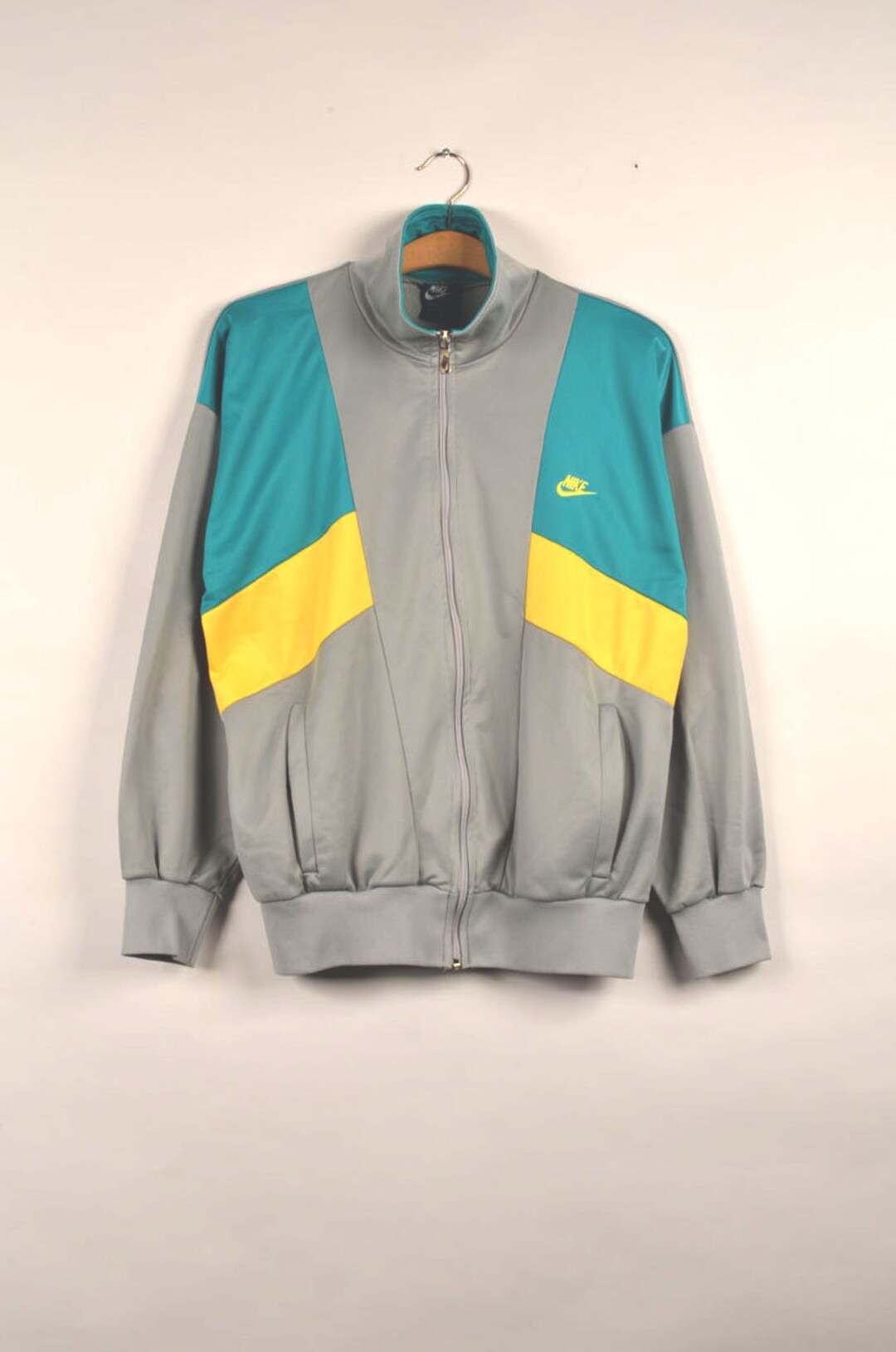 Vintage Nike Track Blue Nike Sweater Nike Windbreaker Yellow 90s Sportwear Nike Athletic nike Track Jacket White unisex Etsy Canada