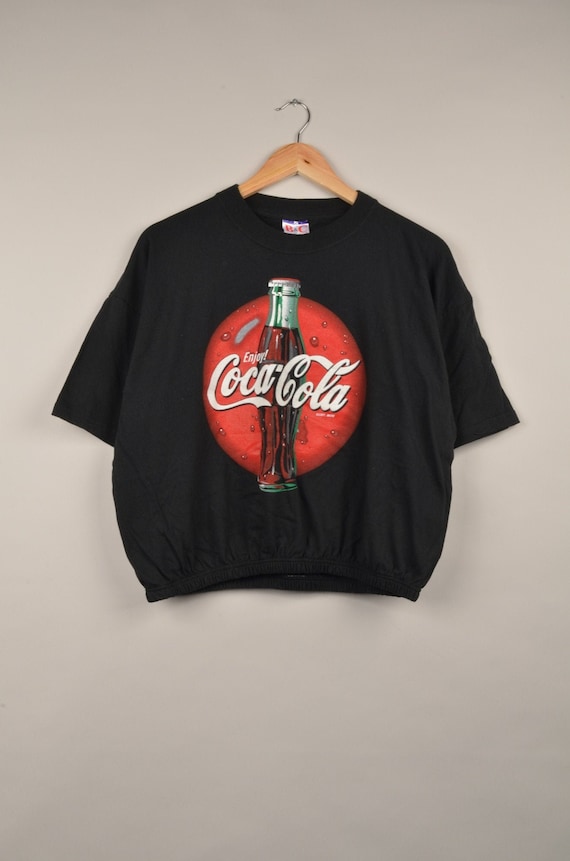 Cropped Shirt Coca Cola T Shirt Women's I Heart Coca Cola