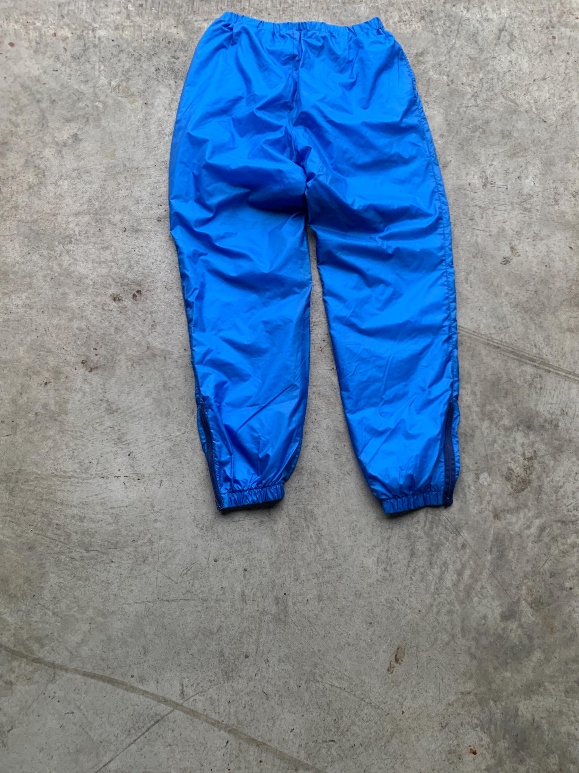 Vintage 1990s ASICS Tracksuit Blue Red Colorblock Full Set 