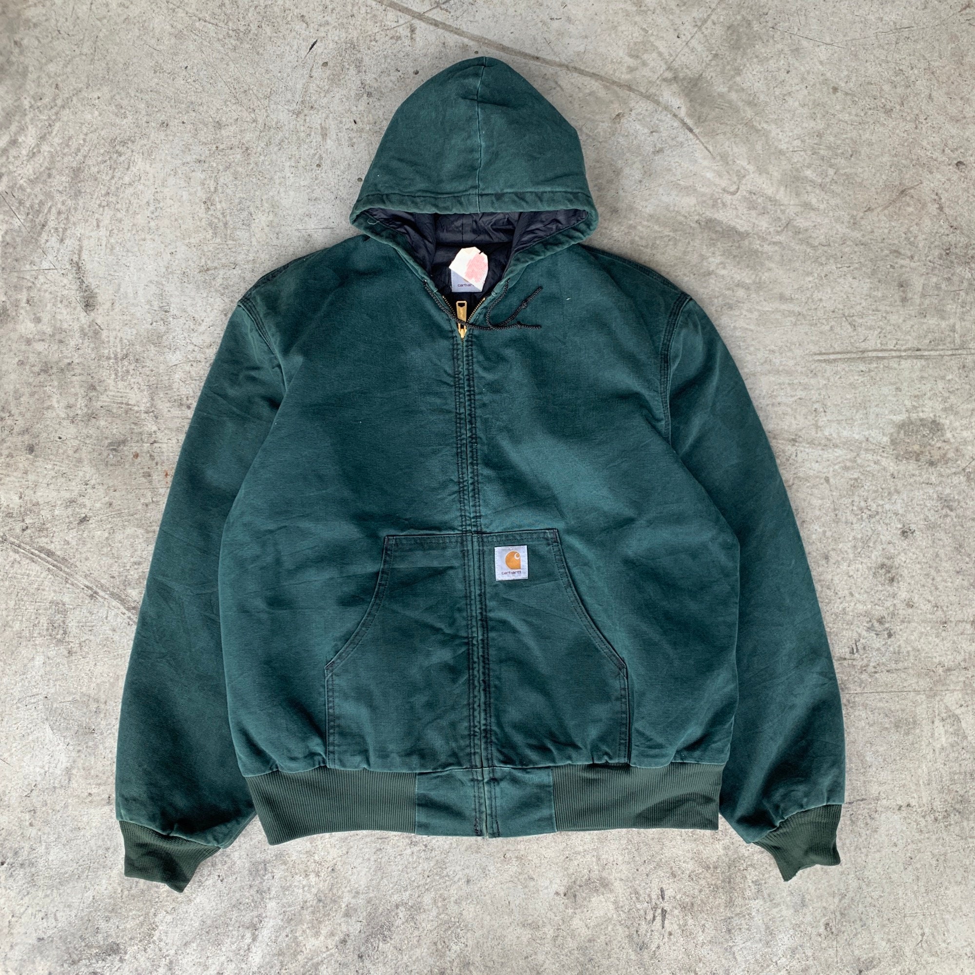 Vintage Carhartt Forest Green Hooded Jacket Size XXL Vintage Carhartt Forest Green Hooded Jacket Size XXL