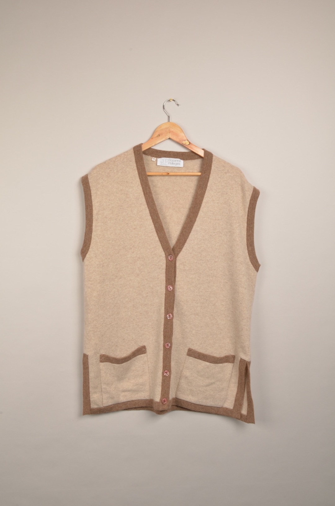 Vintage Rosanna Pellegrini Waistcoat Vintage 90s Waistcoat Knit Pullover Vintage 90s Vest