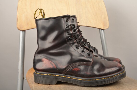 dr martens,doc, Martens boots,leather boots, burgu