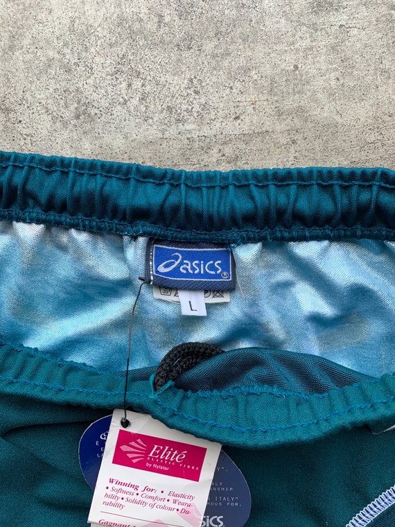 Vintage Asics Green Sprinter Swim Short Size L | … - image 2