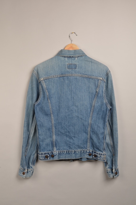 vintage levis denim jacket, light blue levis jack… - image 5