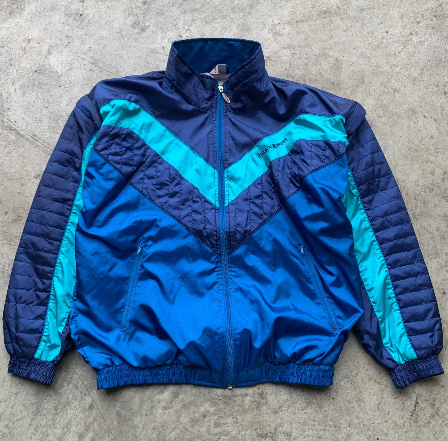 Vintage 90's Multi Color Track Jacket L | Unisex Tracksuit,vintage