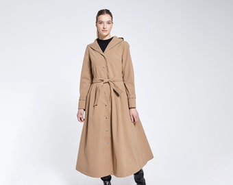 Camel deals raincoat womens