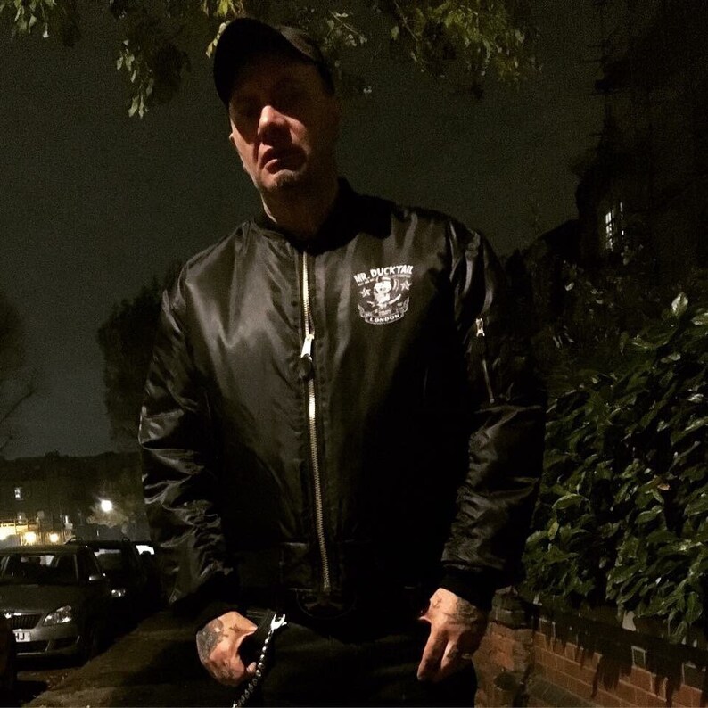 MA1 bomber jacket black