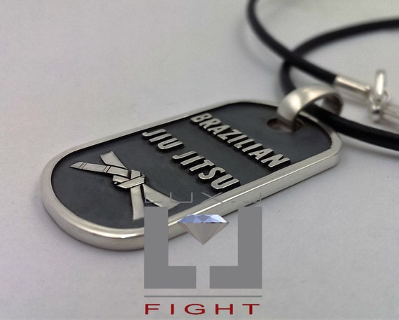 BJJ Necklace Jiu Jitsu Pendant BJJ Brazilian Jiu Jitsu Martial