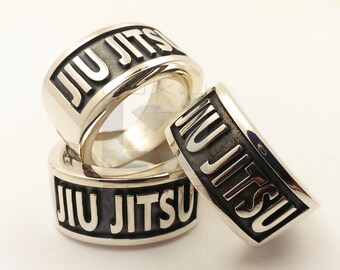 JIU JITSU Ring, Brazilian Jiu-Jitsu, BJJ,  Martial Arts, mma, Anillo Jiu Jitsu, ufc, bjj gear, Jiu Jitsu Accessories, Sport Jewelry,