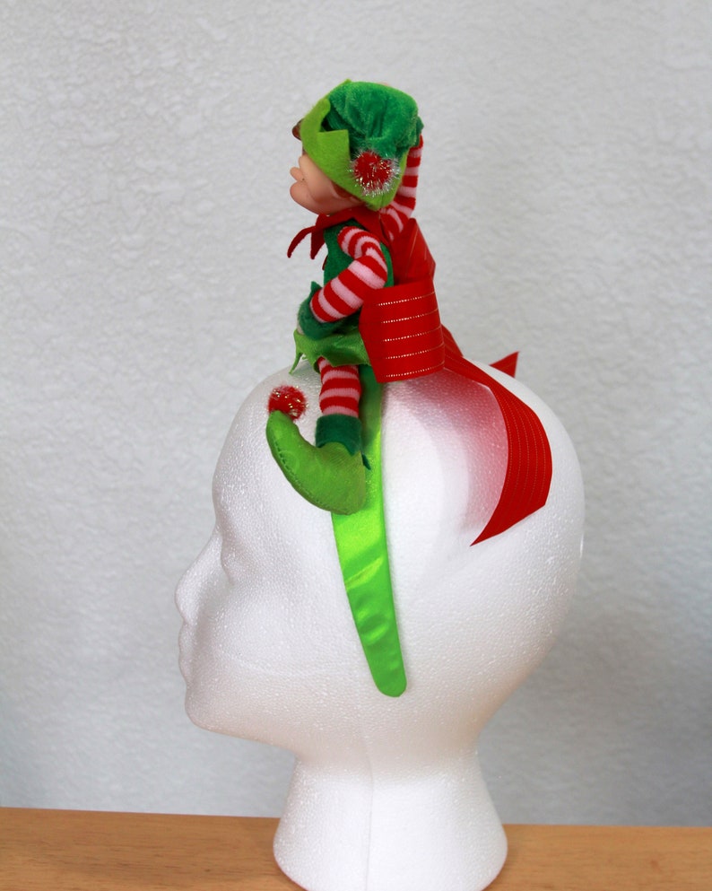 Download Elf Christmas Fascinator by Karen Steinkraus Whimsical Red ...