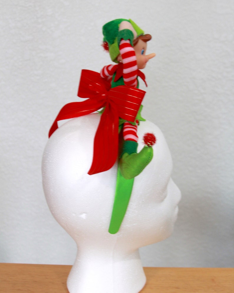 Download Elf Christmas Fascinator by Karen Steinkraus Whimsical Red ...