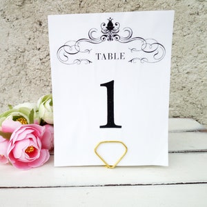 Diamant-Tisch-Nummer-Kartenhalter, Hochzeit Menü-Ständer, besondere Veranstaltung Party Dekor, Gold Tischnummer Halter, Silber Tischdekoration, Herzstück