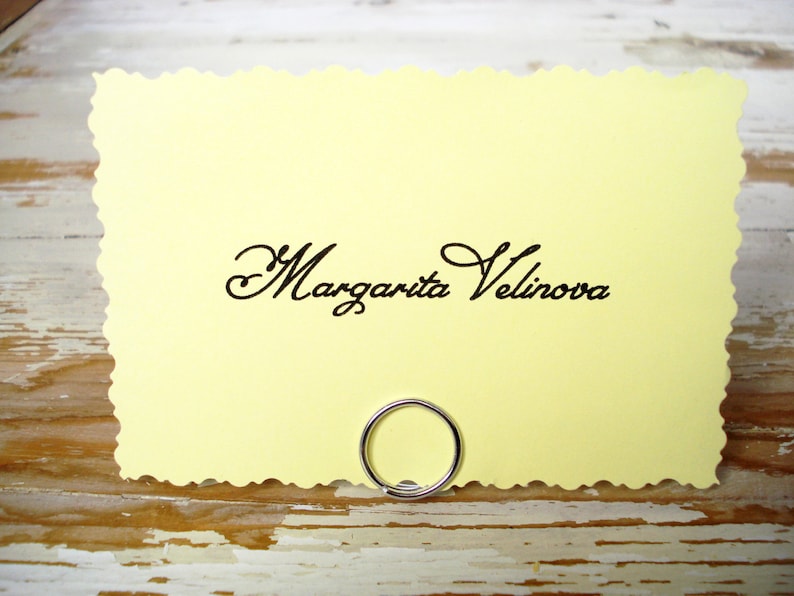 Place Card Holder Wedding Table Name Tag Holder Escort Card Etsy