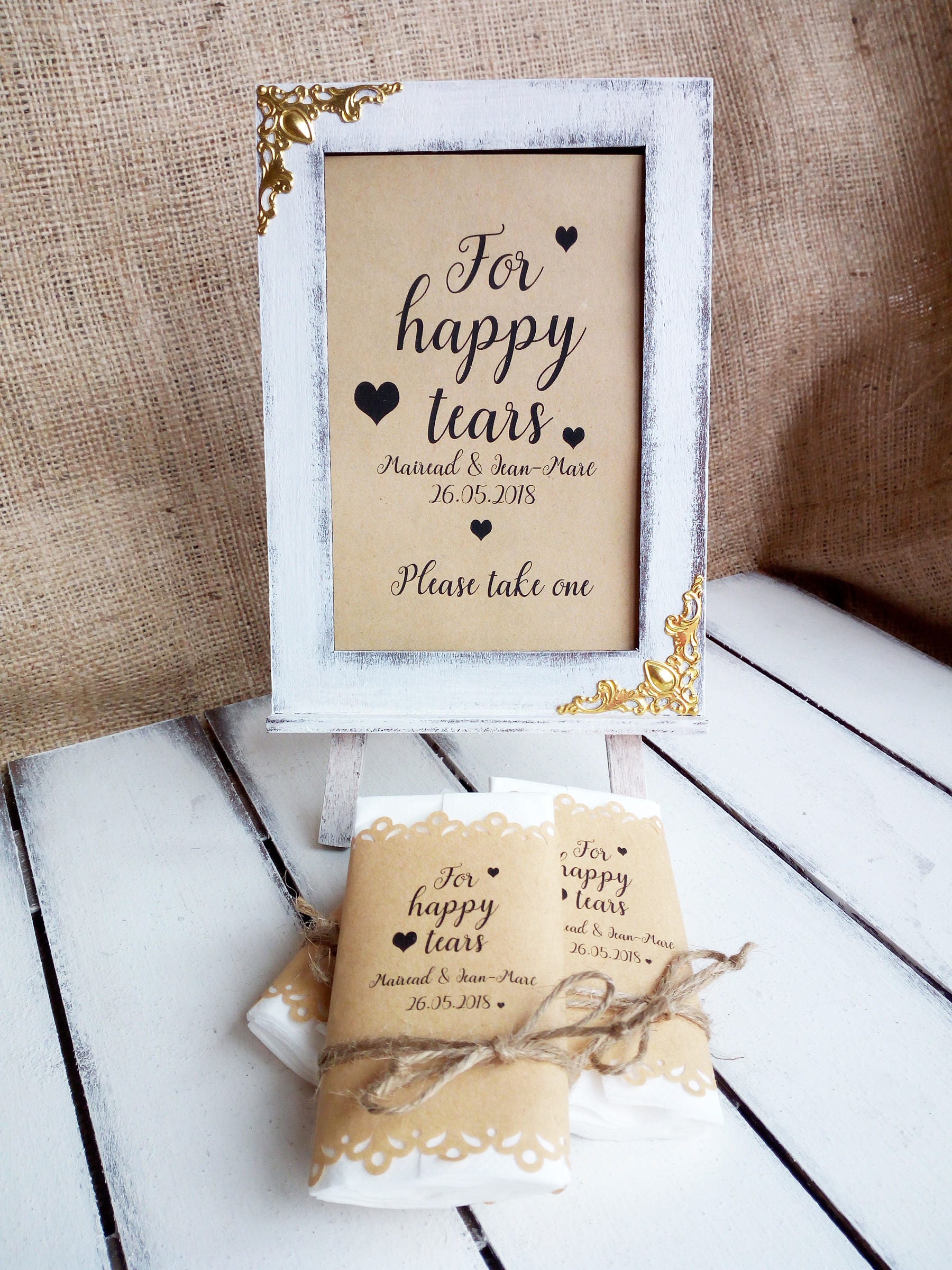 Happy Tears Tissue Pack for Your Happy Tears Tears of Joy | Etsy UK