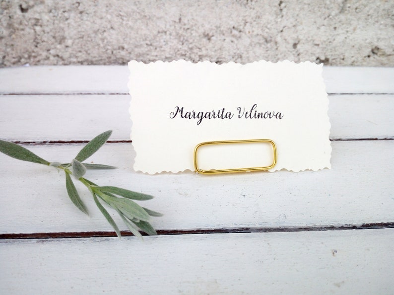 Place Card Holder Elegant Escort Card Holder Wedding Place Etsy