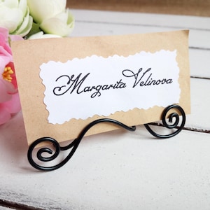 Place card holder, Wedding escort card holder, Menu stand, Name card holder, Party place seating, Event table decor, Centerpieces, Reception