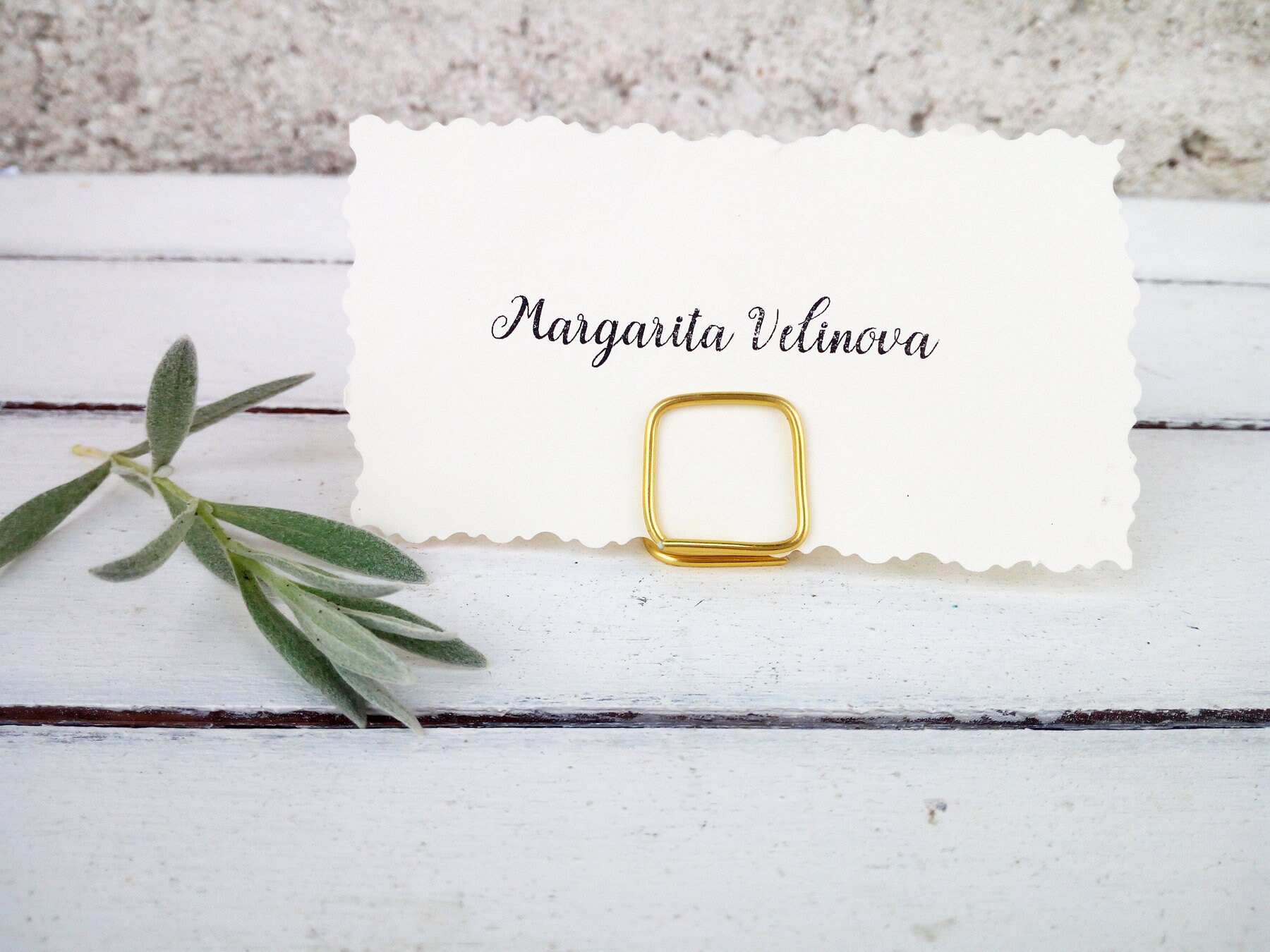Place Card Holder Escort Card Holder Name Tag Holder Etsy