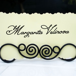 Place card holder, Wedding name tag holders, Number Holder, Menu Holder, Wedding Table Stands, Reception decor, Vintage rustic favor, Wire