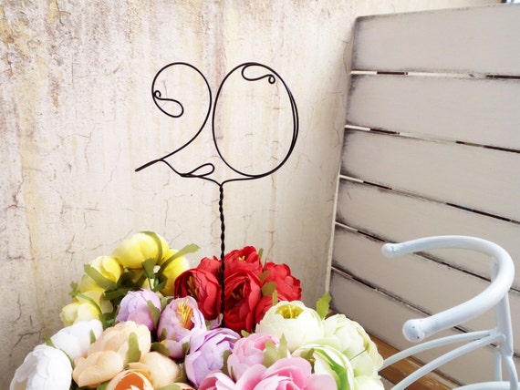 Wedding Table Number Sticks, Party Cocktail Table Decor, Wire Table Number, Wedding  Supplies Settings Favor, Vintage Rustic Centerpieces 