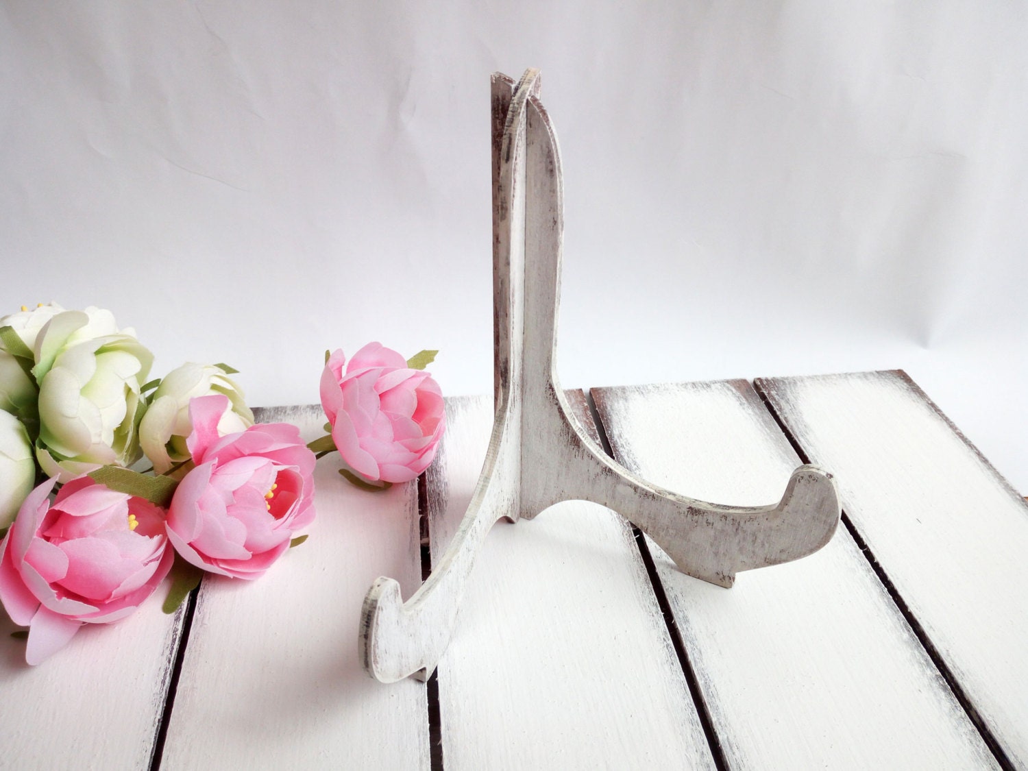 Wedding Table Number Holders - Rustic Wood Easels Table Decor